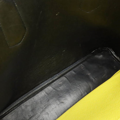 Prada Saffiano, Yellow, Leather, tote