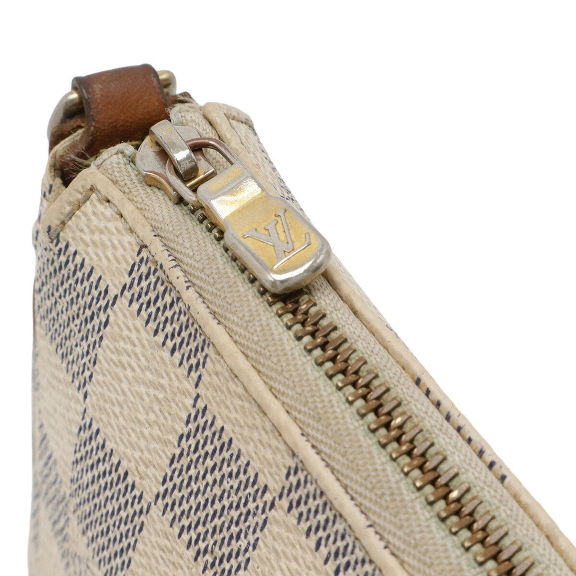 Louis Vuitton Eva, White, Canvas, shoulder