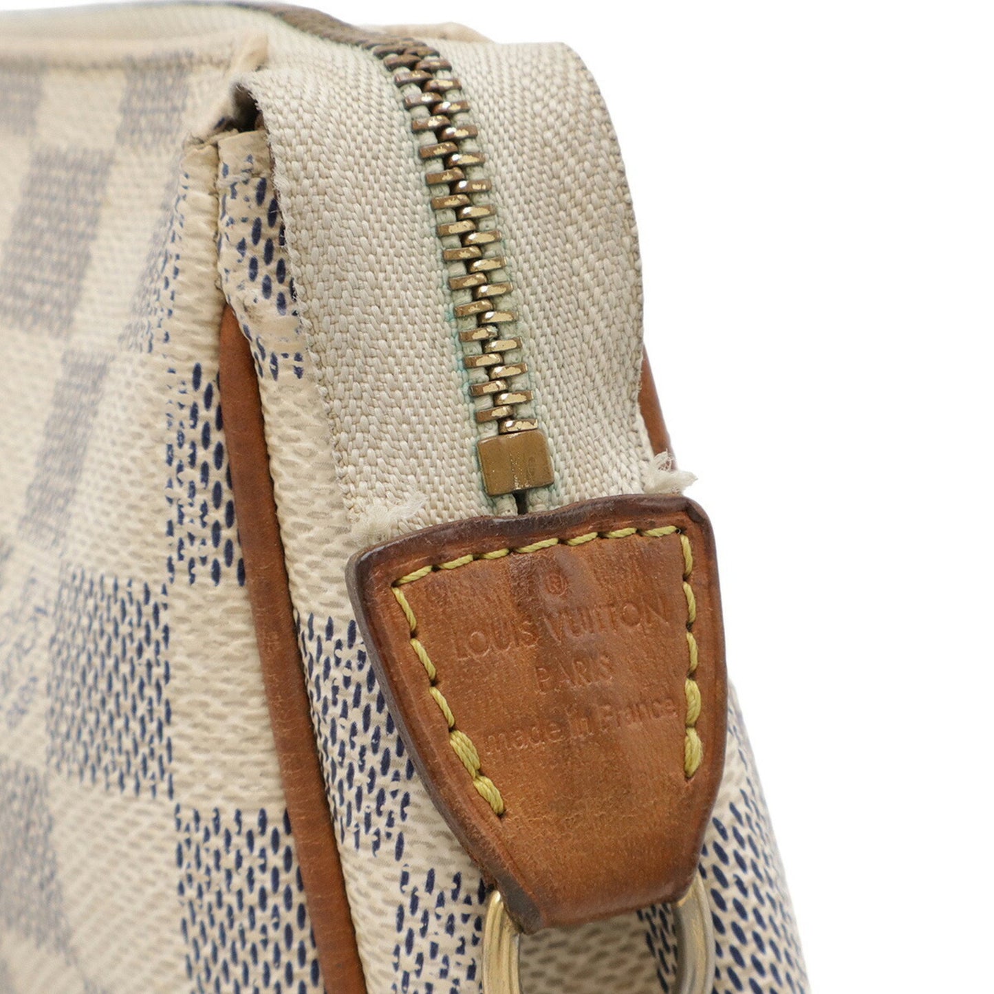Louis Vuitton Eva, White, Canvas, shoulder