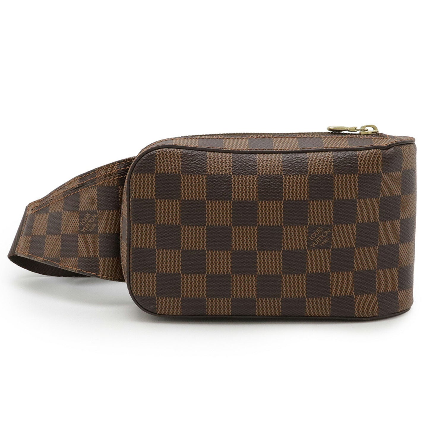 Louis Vuitton Geronimos, Brown, Canvas, shoulder
