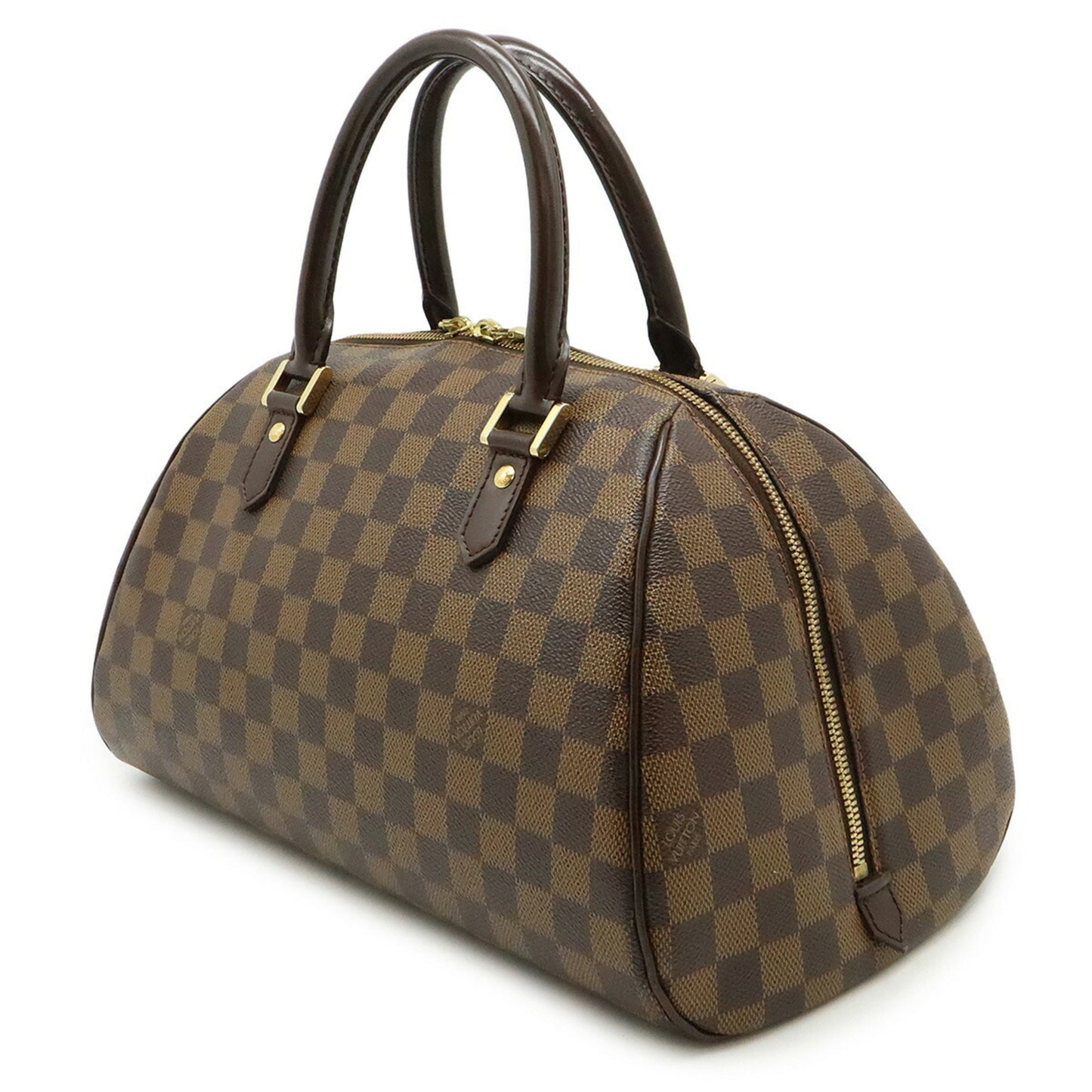 Louis Vuitton Rivera MM, Brown, Canvas, handbag