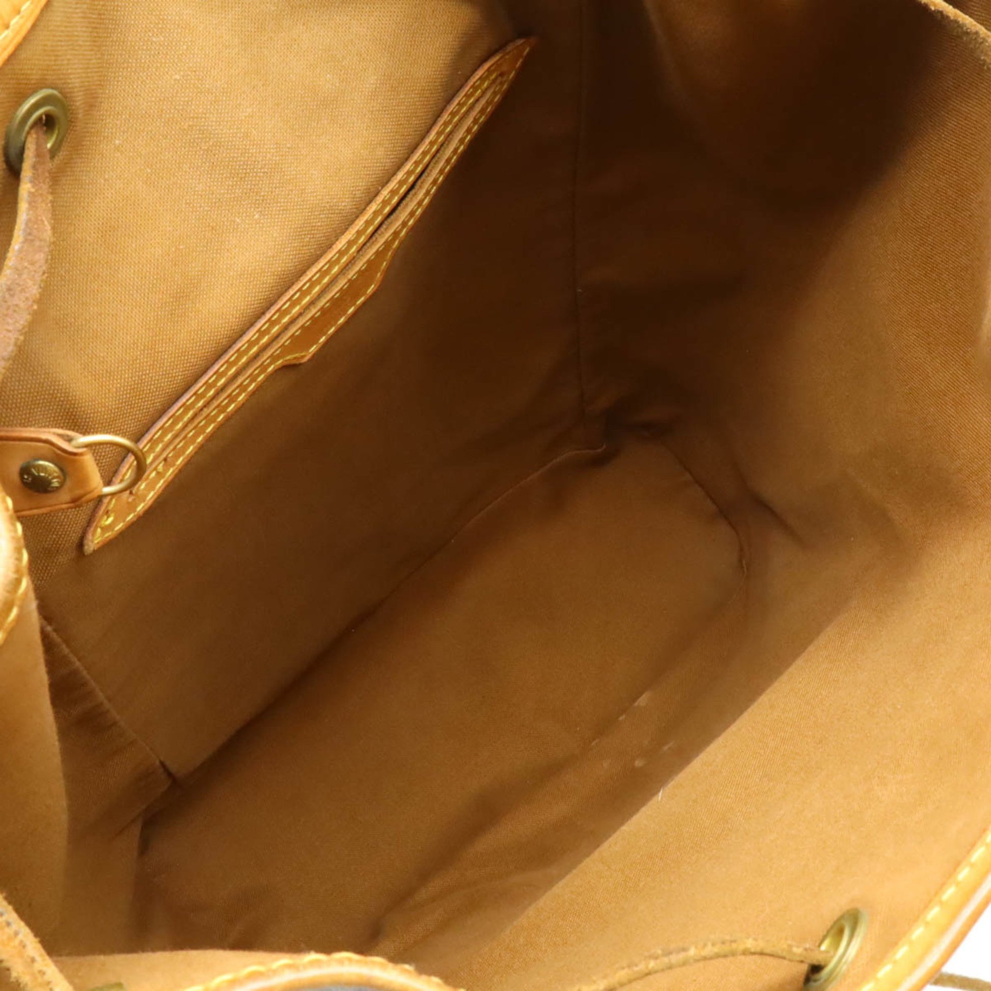 Louis Vuitton Montsouris GM, Brown, Canvas, backpack