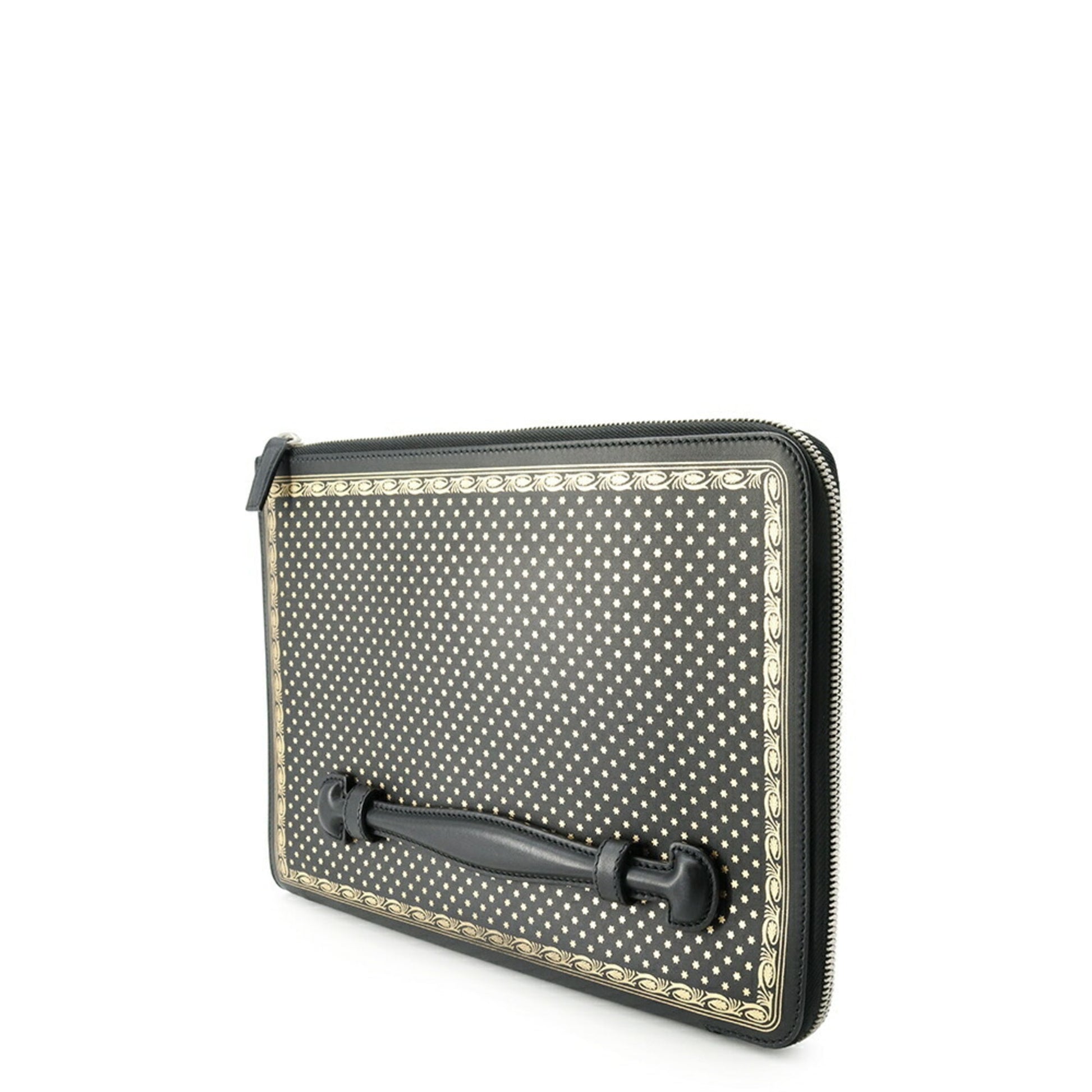 Gucci, Black, Leather, clutch