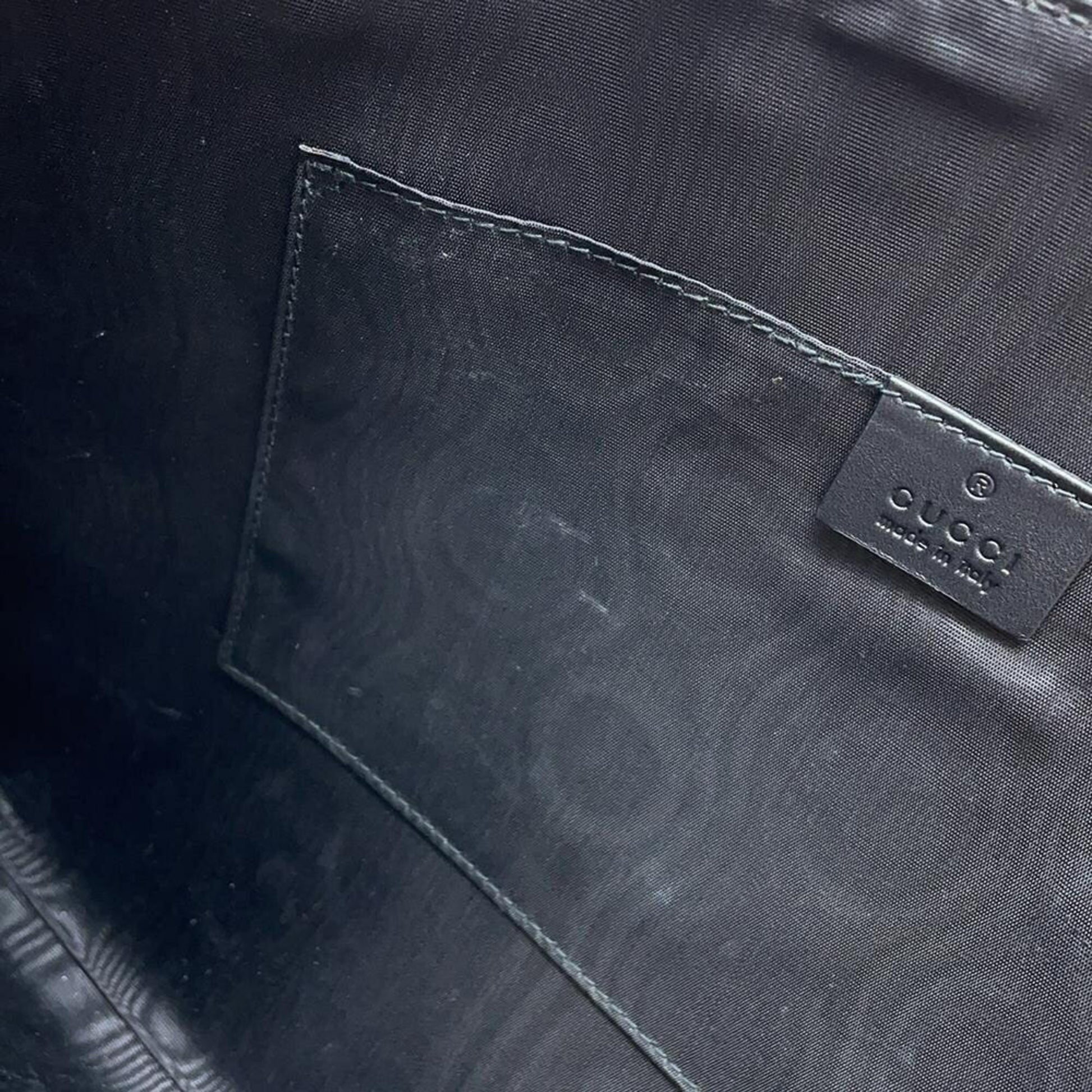 Gucci, Black, Leather, clutch