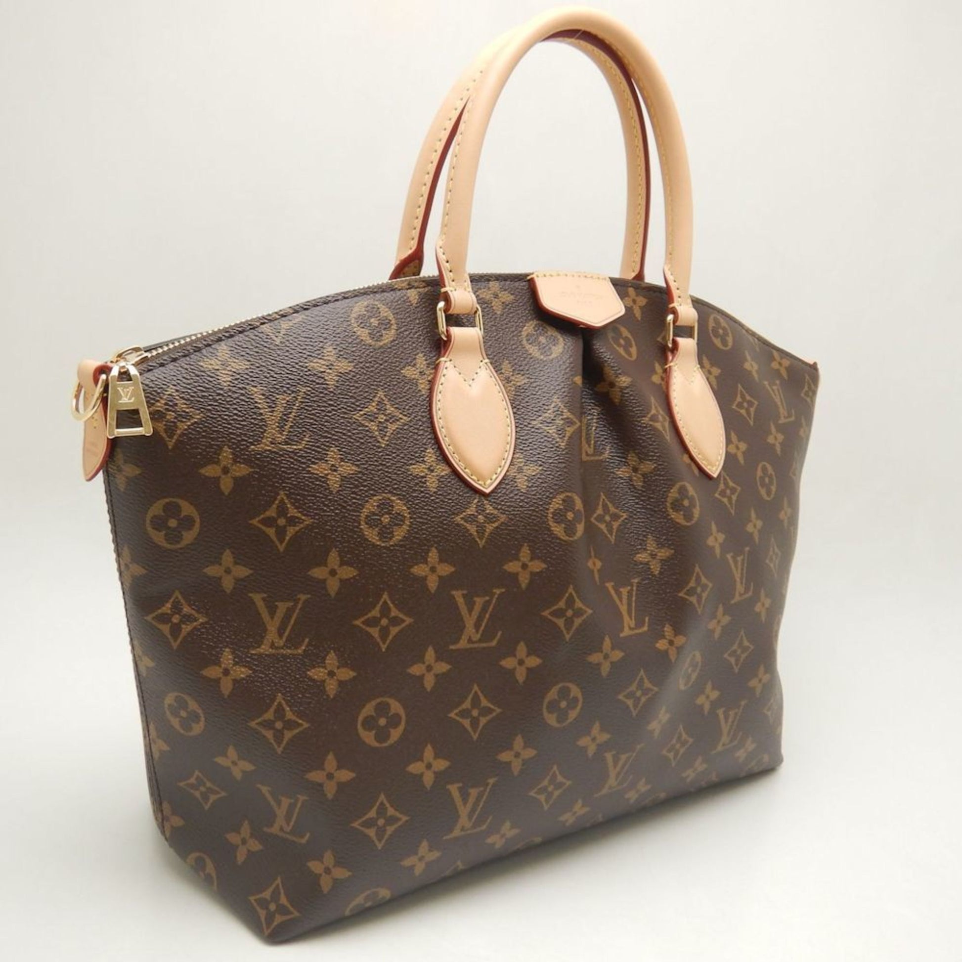Louis Vuitton Boetie, Brown, Canvas, tote