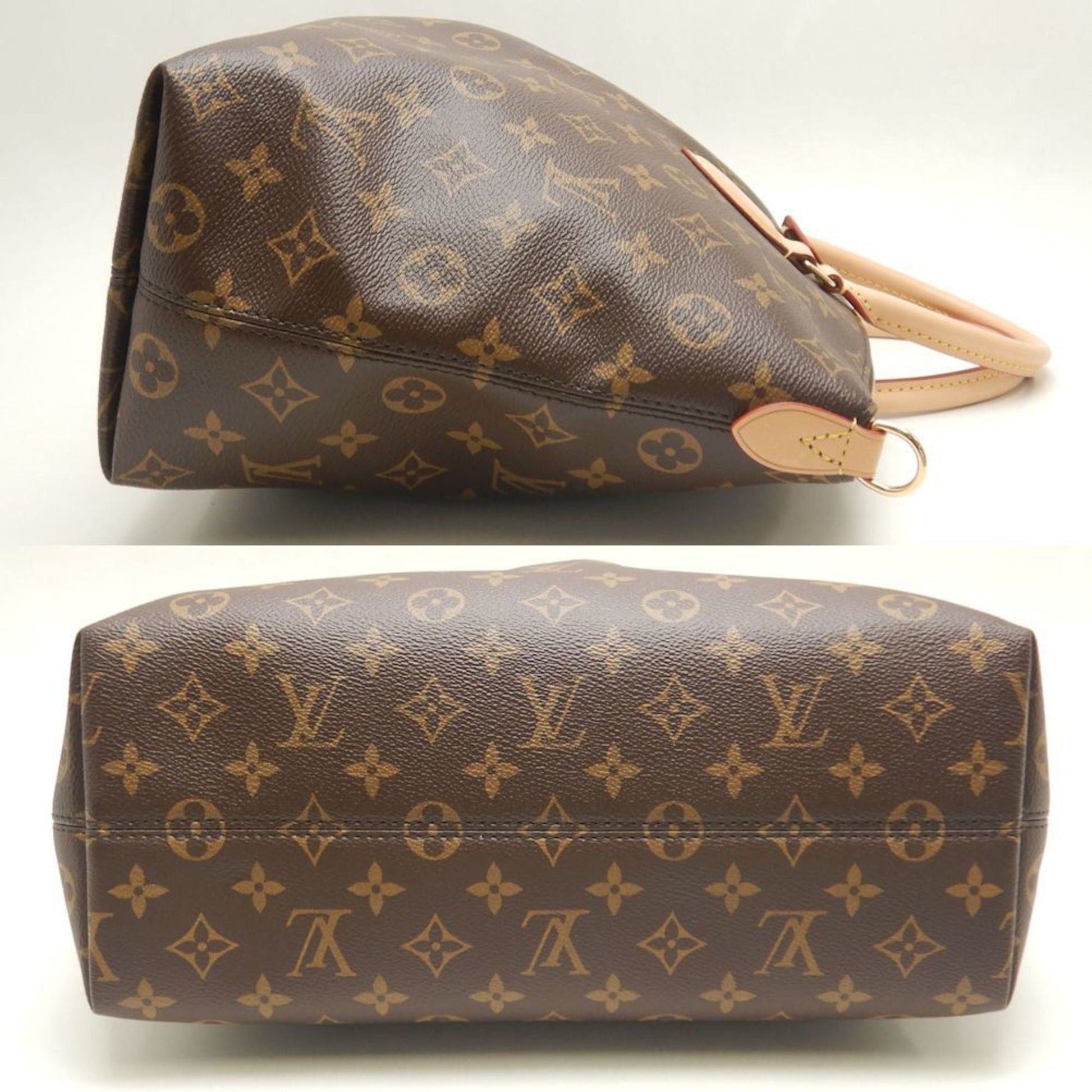 Louis Vuitton Boetie, Brown, Canvas, tote