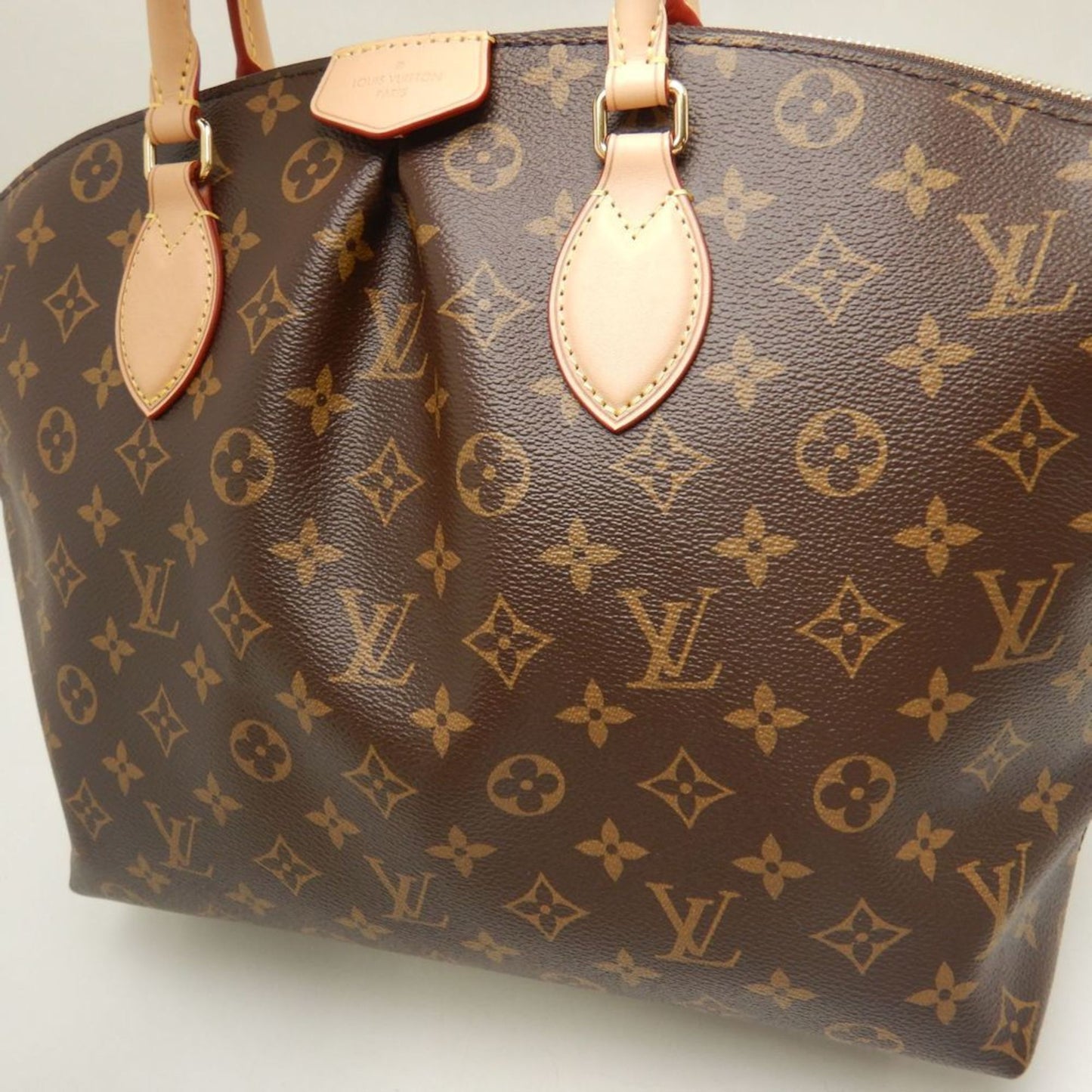 Louis Vuitton Boetie, Brown, Canvas, tote