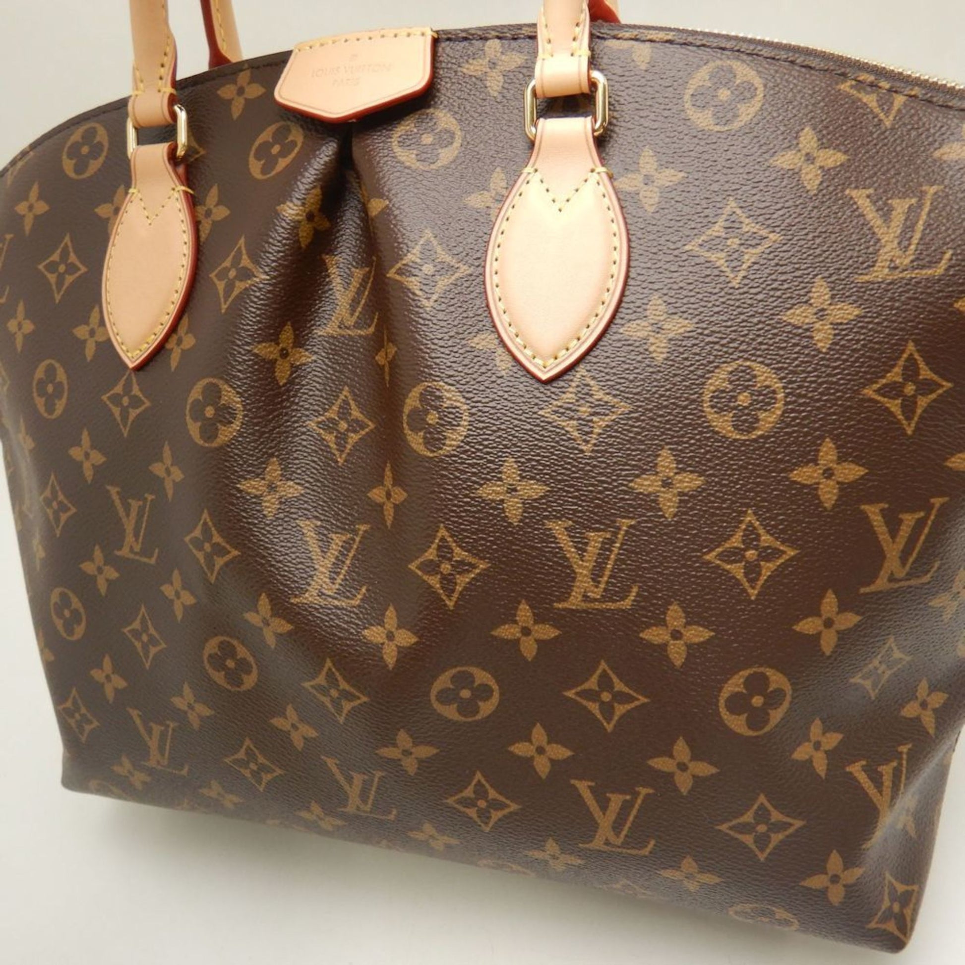 Louis Vuitton Boetie, Brown, Canvas, tote