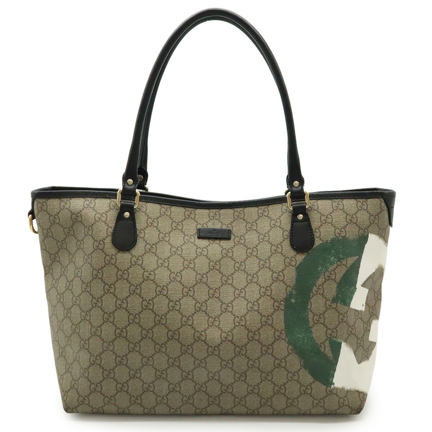 Gucci, Beige, Canvas, tote