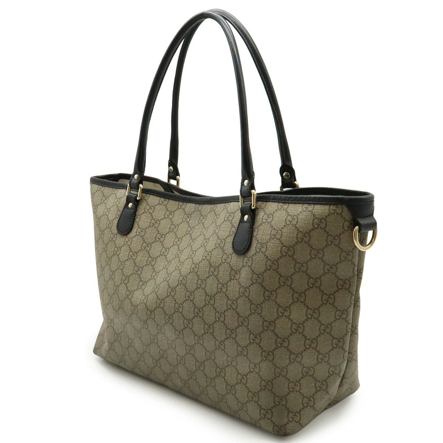 Gucci, Beige, Canvas, tote