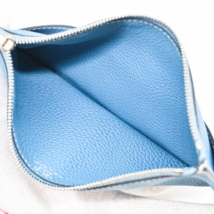 Hermès Dogon, Blue, Leather, wallet
