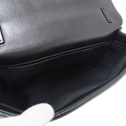 Burberry, Black, Leather, shoulder