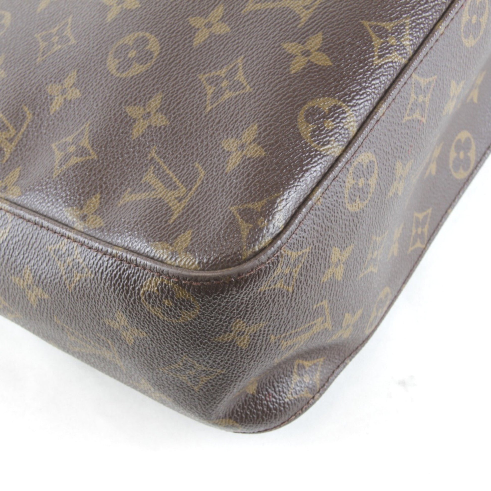Louis Vuitton Looping GM, Brown, Canvas, shoulder