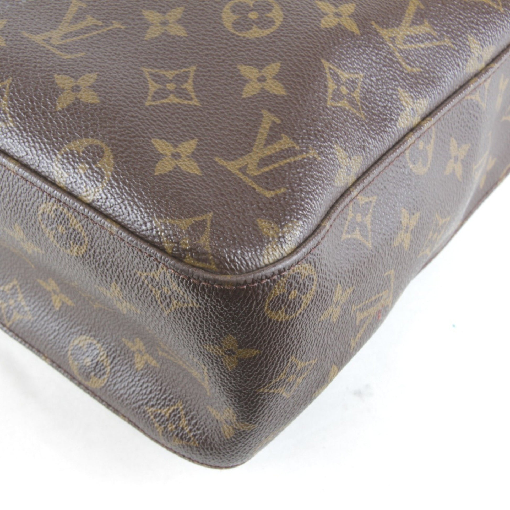 Louis Vuitton Looping GM, Brown, Canvas, shoulder