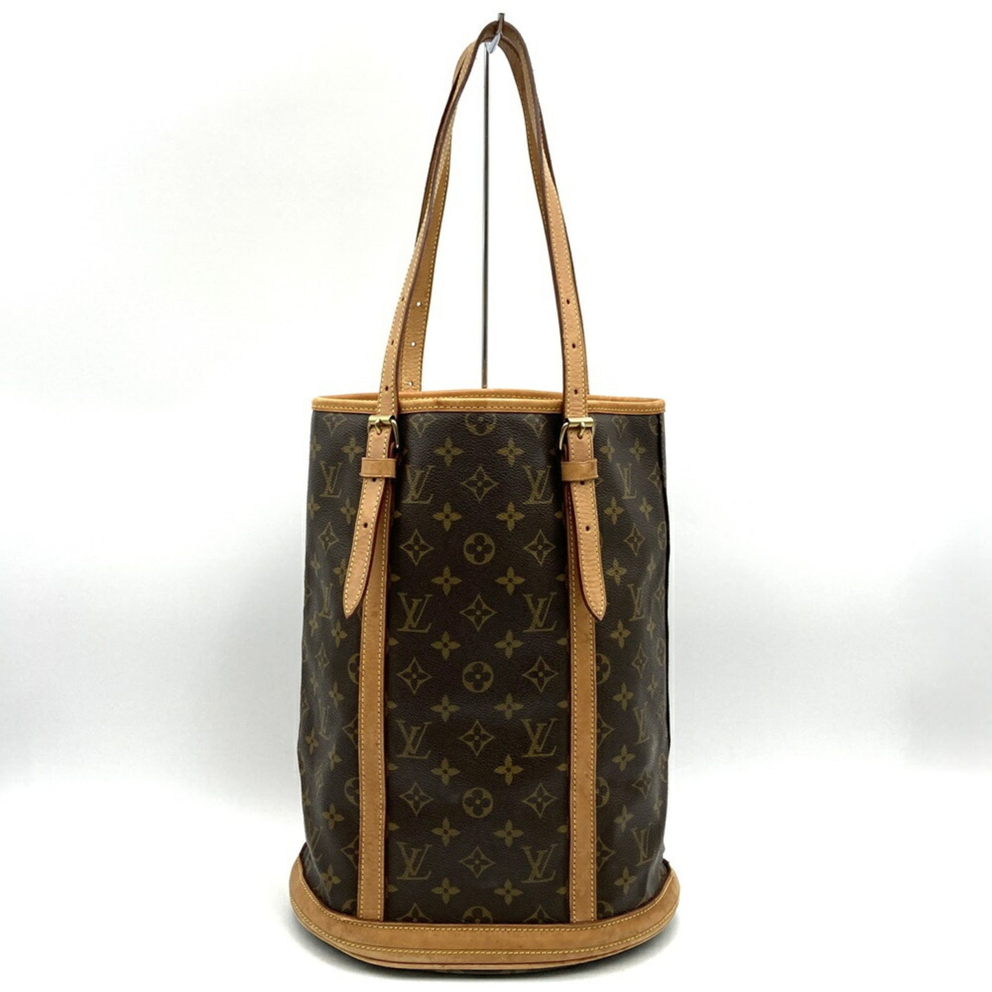 Louis Vuitton Bucket GM, Brown, Canvas, tote