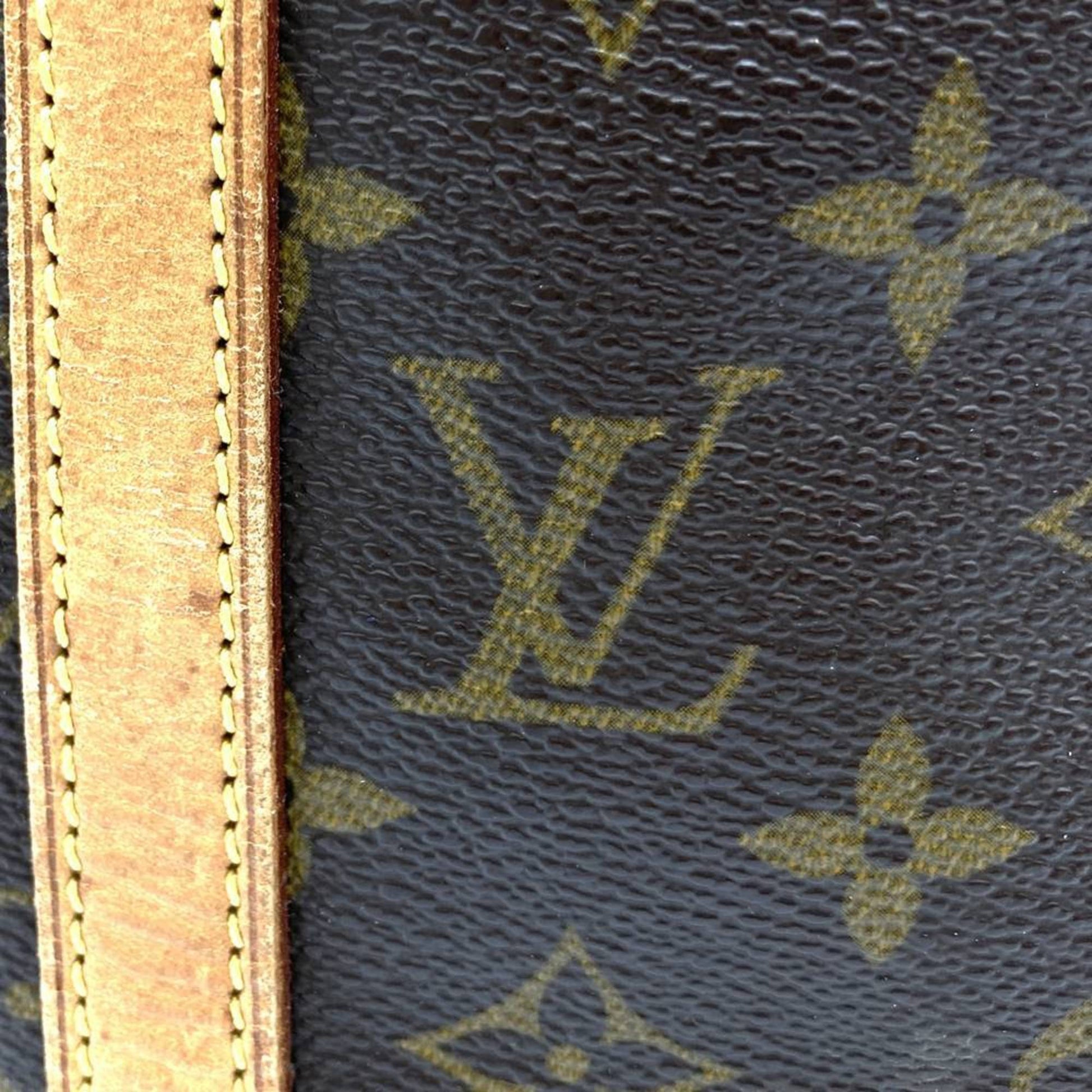 Louis Vuitton Bucket GM, Brown, Canvas, tote