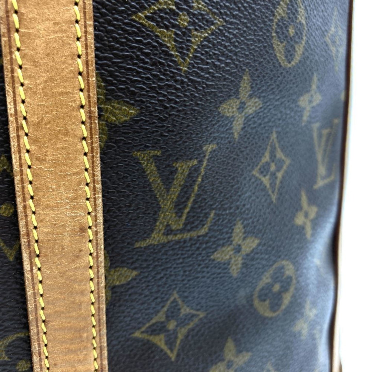 Louis Vuitton Bucket GM, Brown, Canvas, tote
