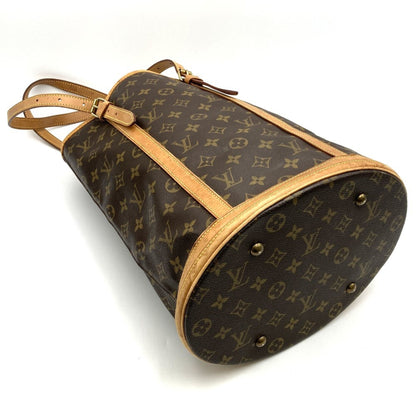 Louis Vuitton Bucket GM, Brown, Canvas, tote