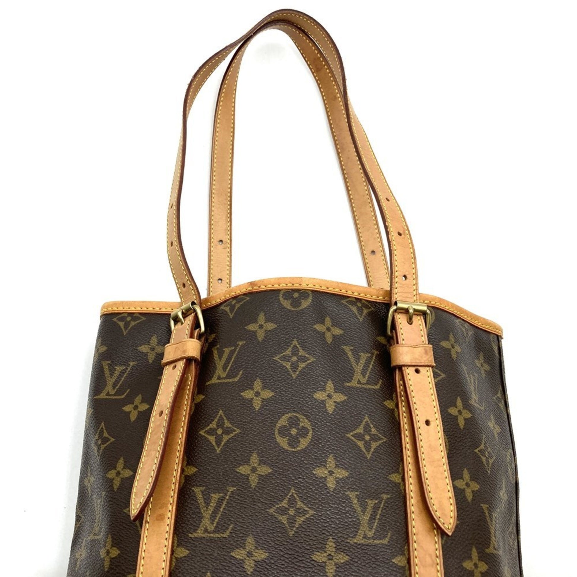 Louis Vuitton Bucket GM, Brown, Canvas, tote