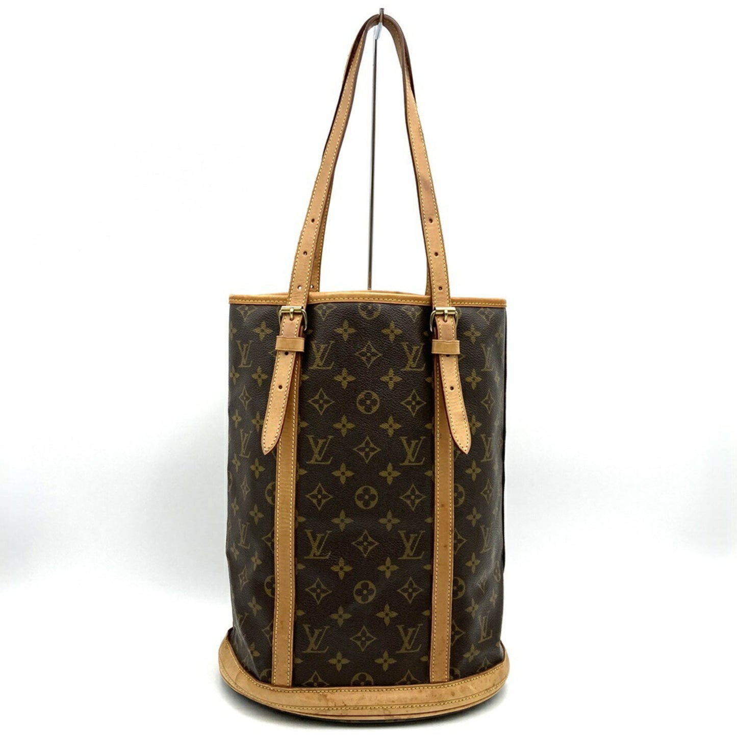 Louis Vuitton Bucket GM, Brown, Canvas, tote