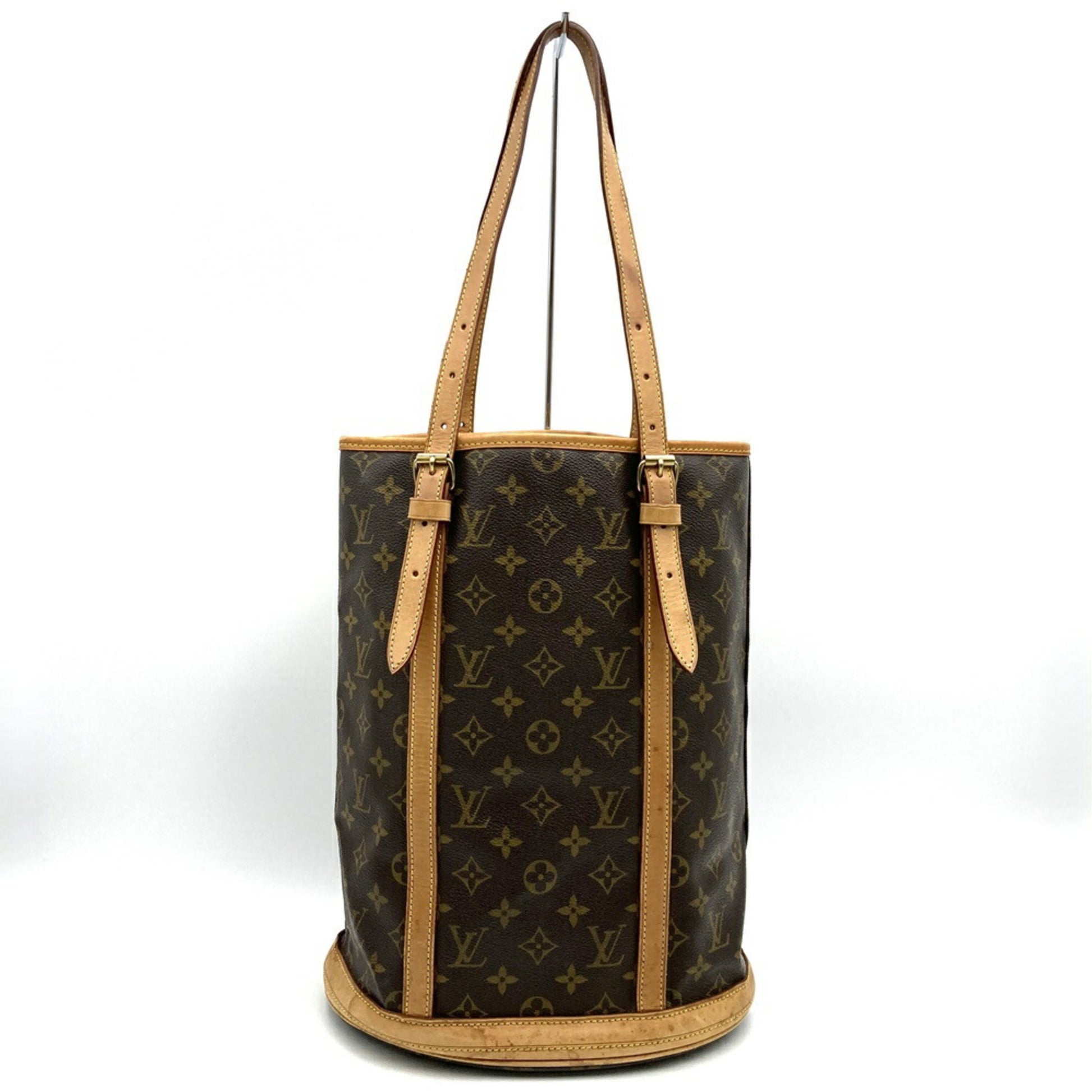 Louis Vuitton Bucket GM, Brown, Canvas, tote