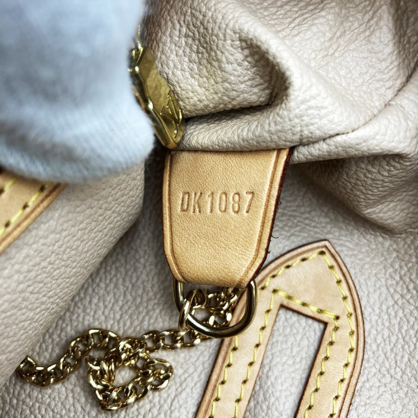 Louis Vuitton Bucket GM, Brown, Canvas, tote