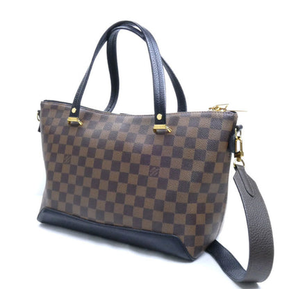 Louis Vuitton Hyde Park, Brown, Canvas, shoulder