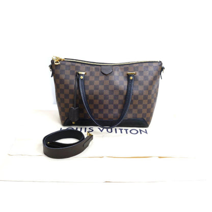 Louis Vuitton Hyde Park, Brown, Canvas, shoulder