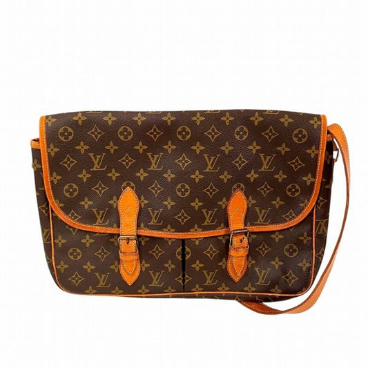 Louis Vuitton Gibecière, Brown, Canvas, shoulder