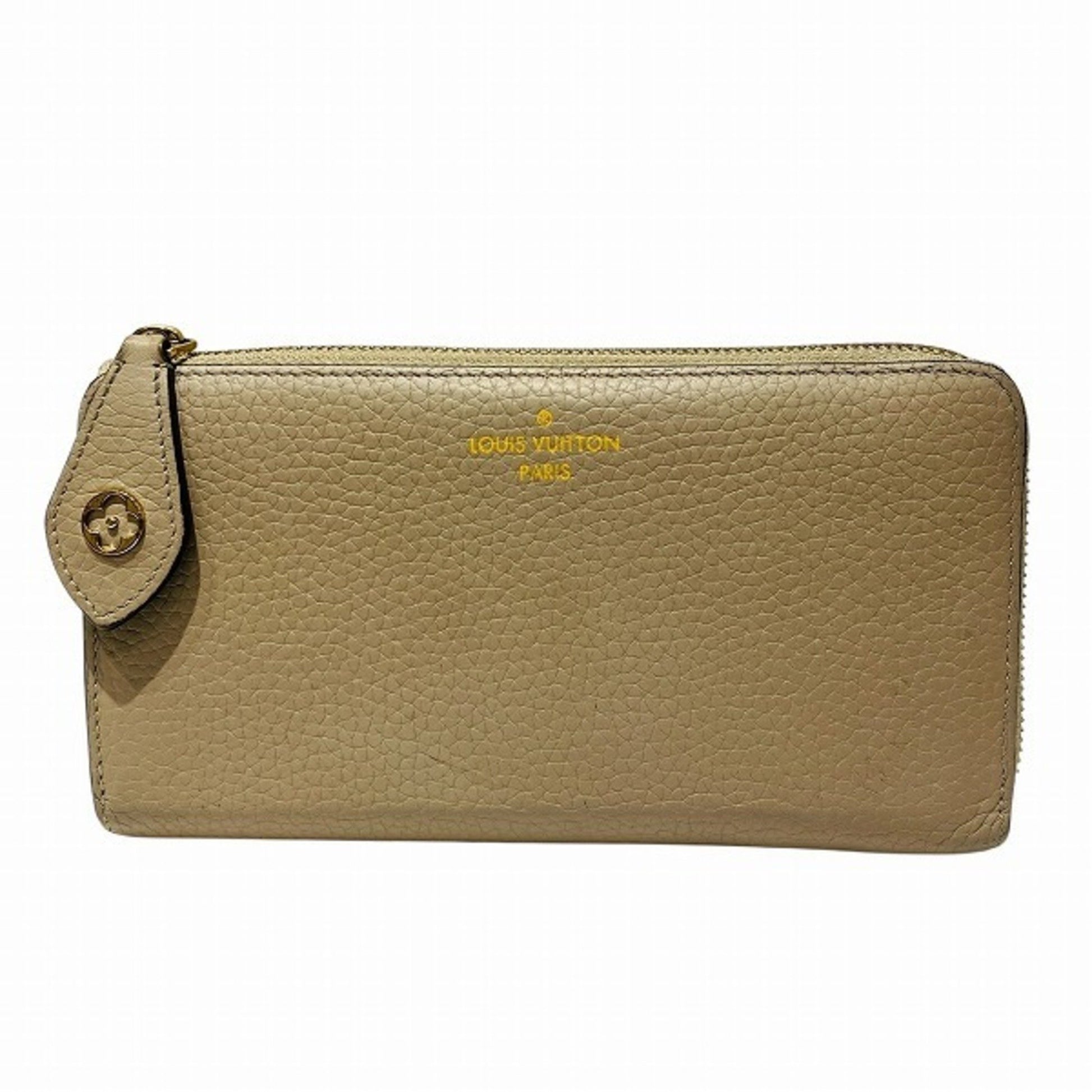 Louis Vuitton Comete, Beige, Leather, wallet