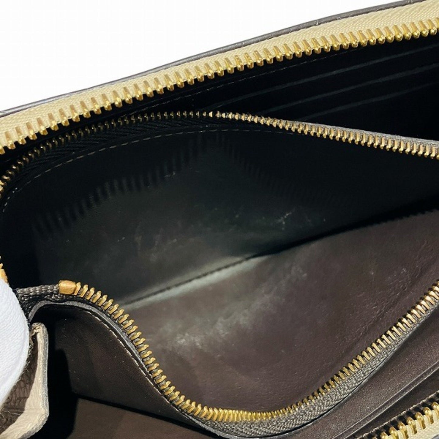 Louis Vuitton Comete, Beige, Leather, wallet