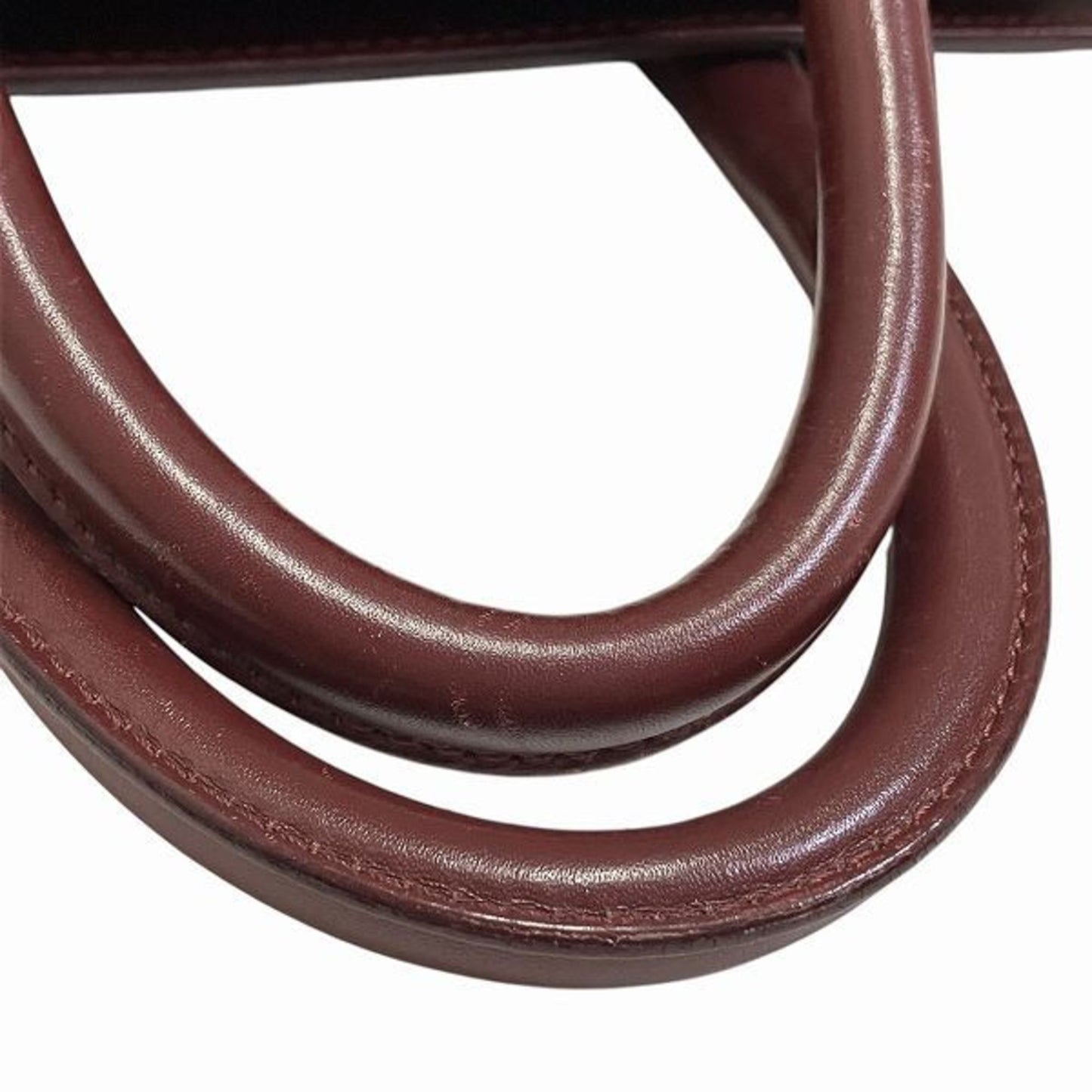Dior Trotter, Burgundy, Canvas, handbag