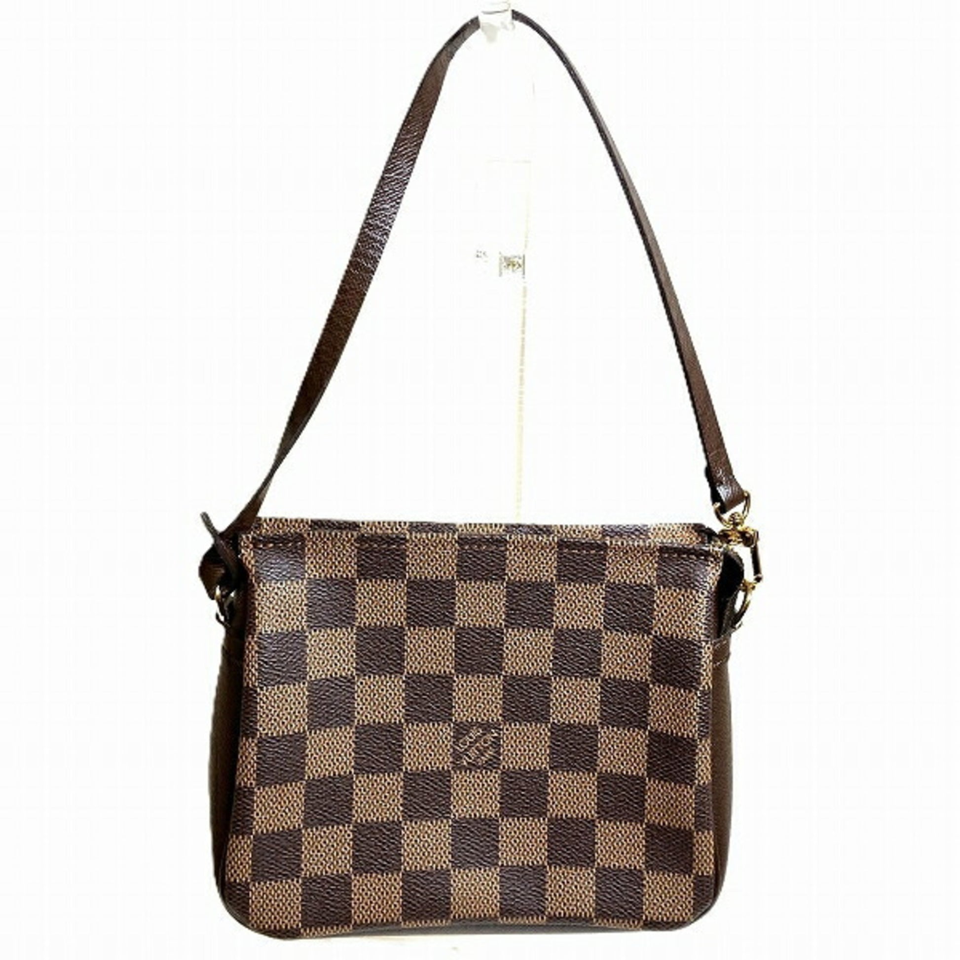 Louis Vuitton Trousse makeup, Brown, Canvas, clutch