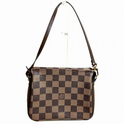 Louis Vuitton Trousse makeup, Brown, Canvas, clutch