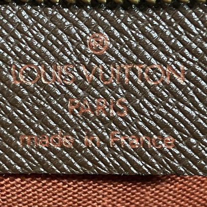 Louis Vuitton Trousse makeup, Brown, Canvas, clutch