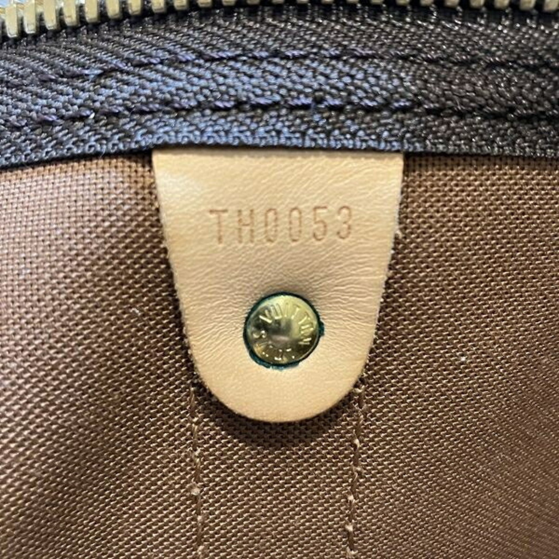 Louis Vuitton Keepall 50, Brown, Canvas, travel