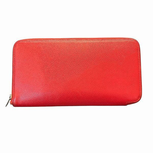 Hermès Azap, Red, Leather, wallet