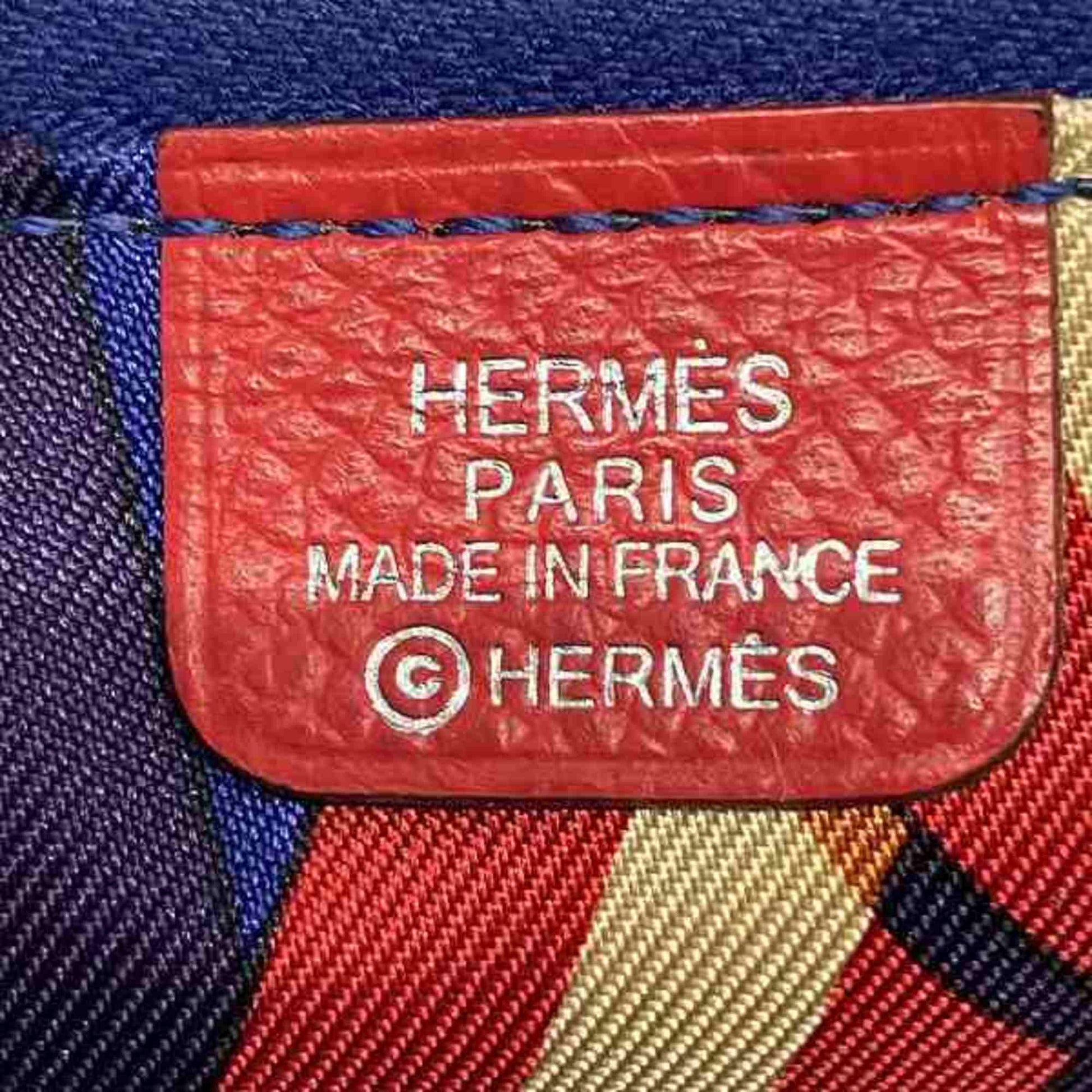 Hermès Azap, Red, Leather, wallet