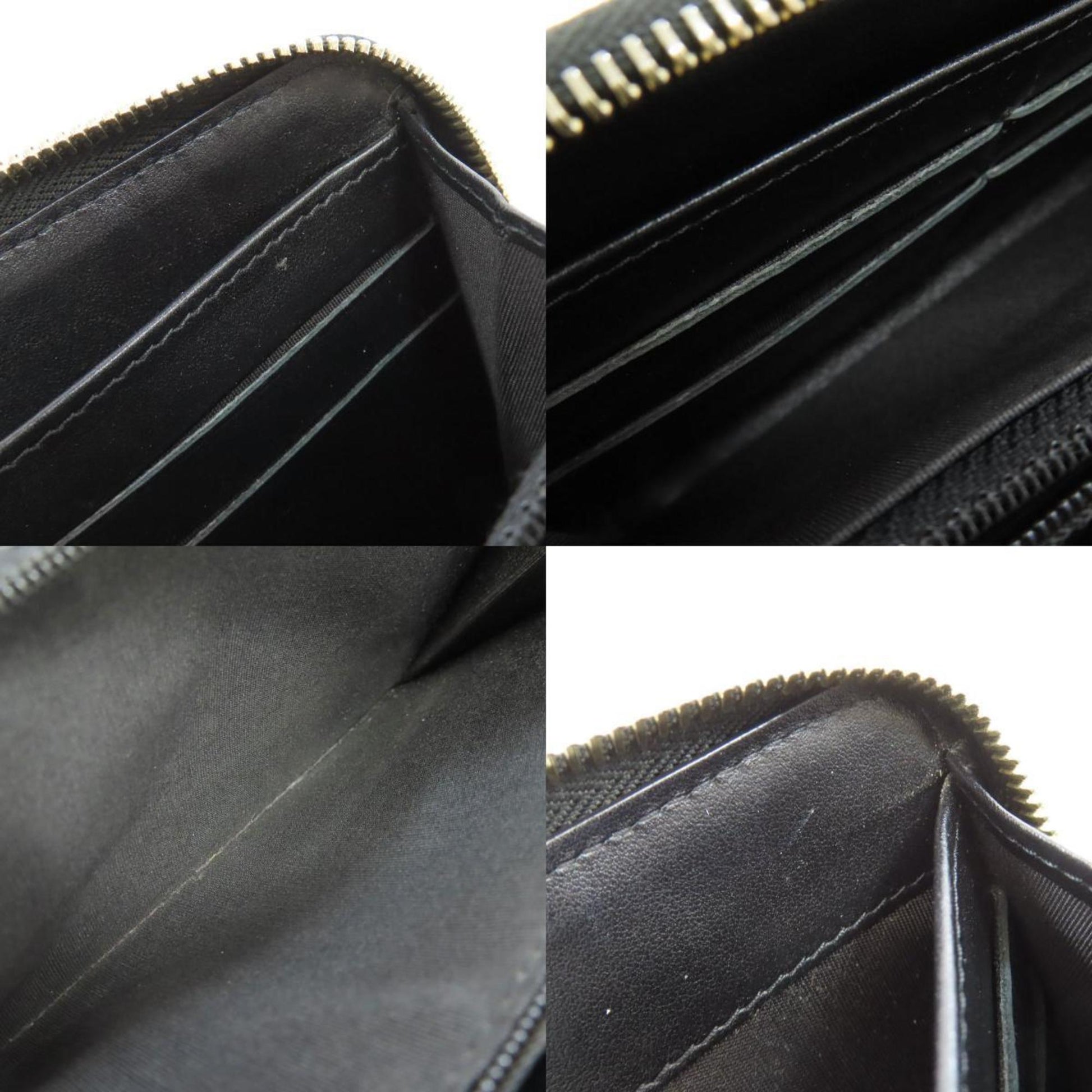 Chanel Camellia, Black, Leather, wallet