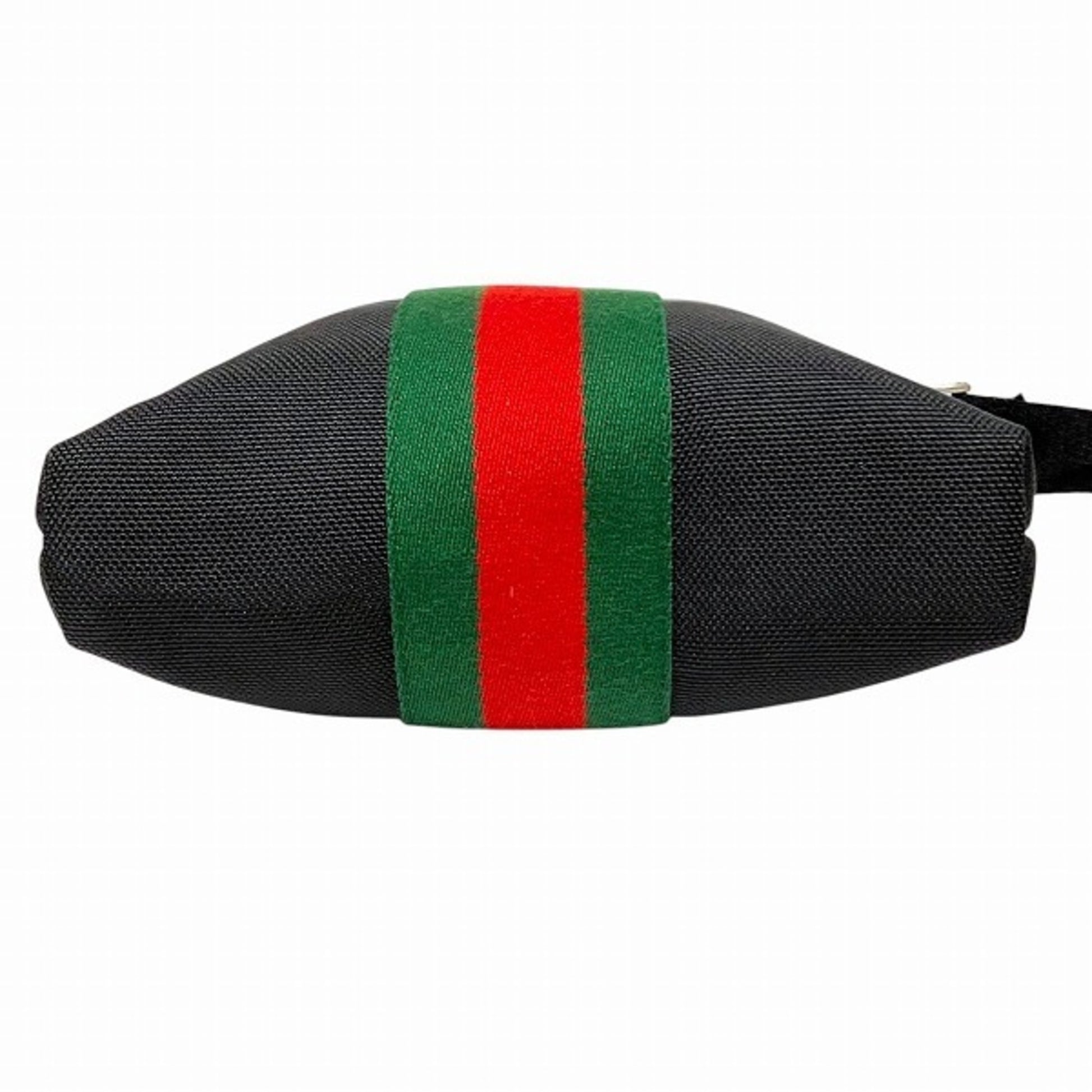 Gucci Ophidia, Black, Canvas, shoulder