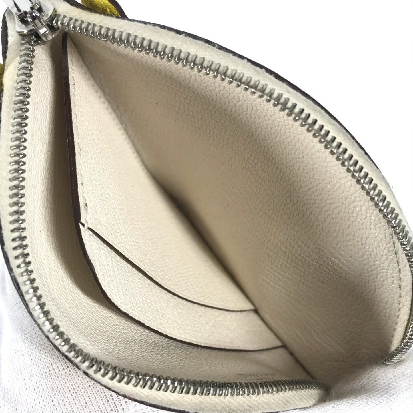 Hermès Paddock, White, Leather, wallet
