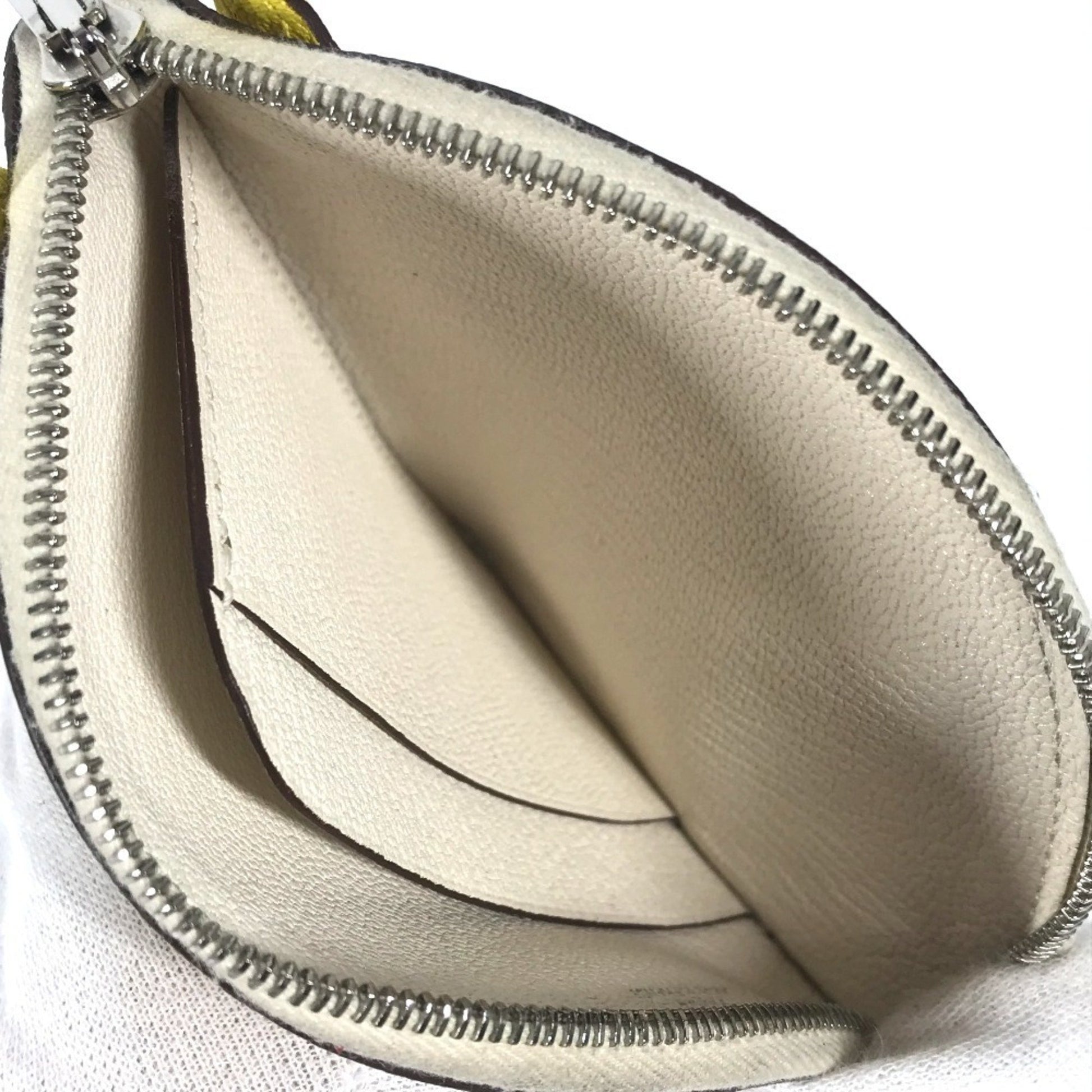 Hermès Paddock, White, Leather, wallet
