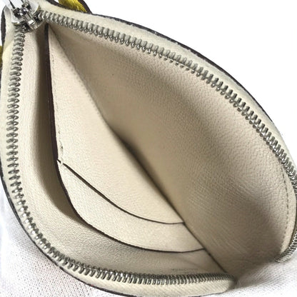 Hermès Paddock, White, Leather, wallet
