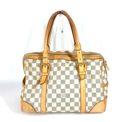 Louis Vuitton Berkeley, White, Canvas, handbag