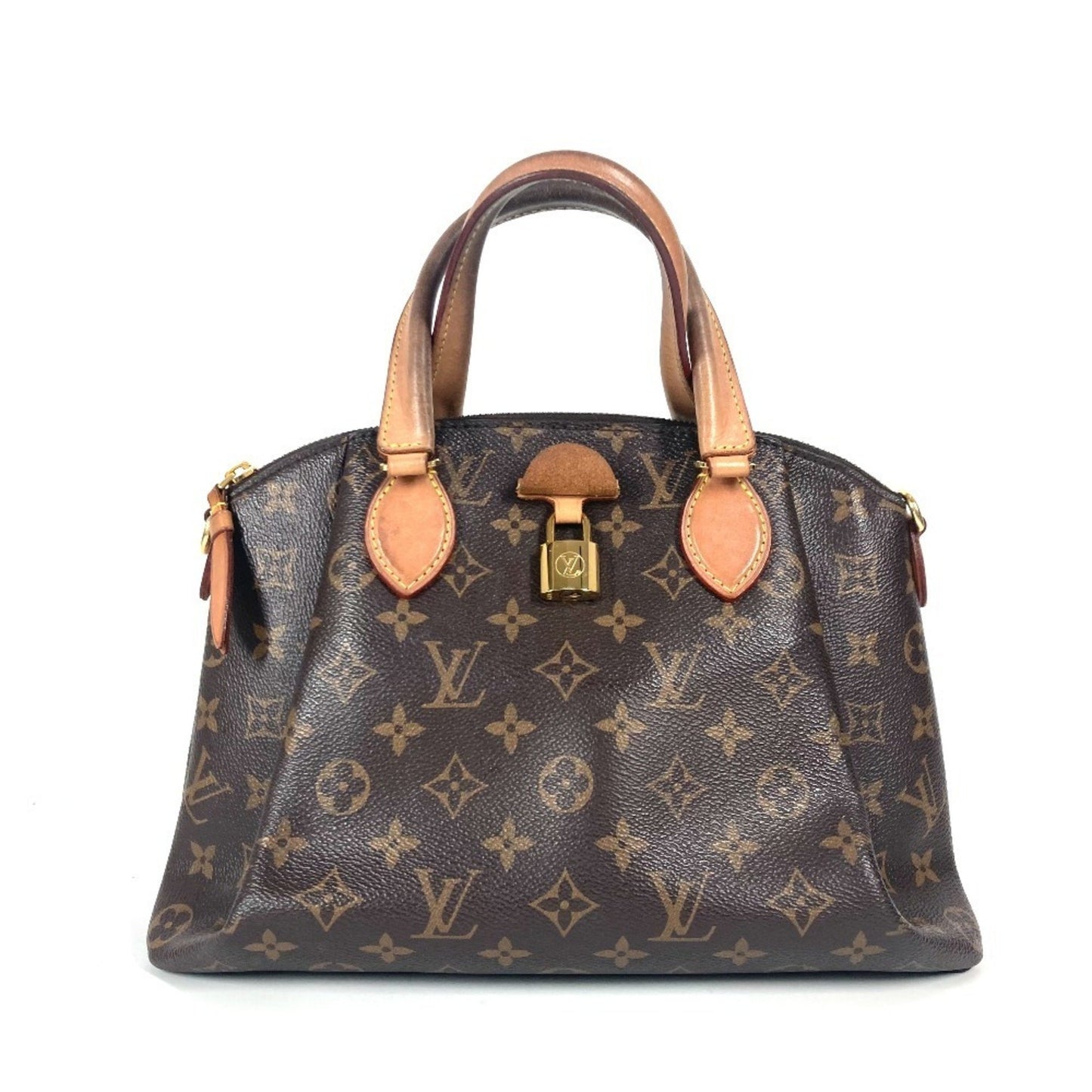 Louis Vuitton Rivoli, Brown, Canvas, tote