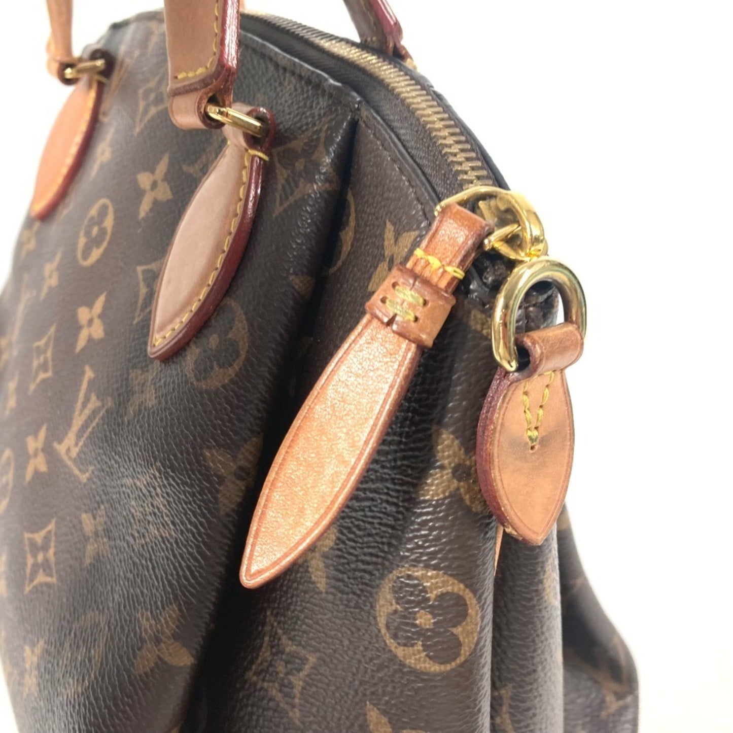 Louis Vuitton Rivoli, Brown, Canvas, tote