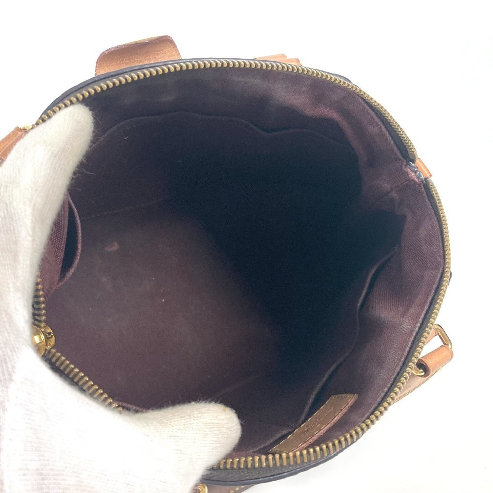 Louis Vuitton Rivoli, Brown, Canvas, tote