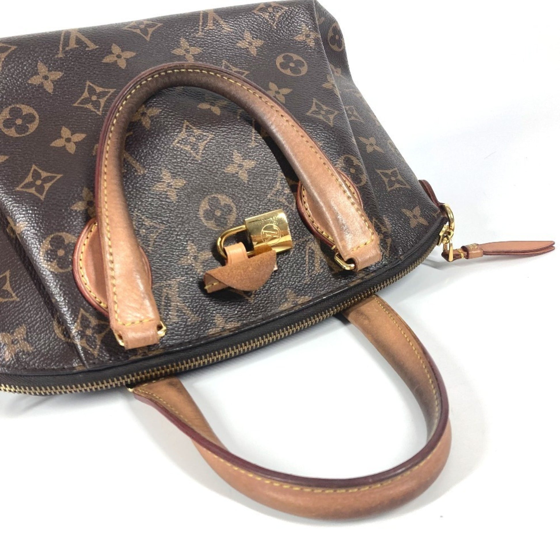 Louis Vuitton Rivoli, Brown, Canvas, tote