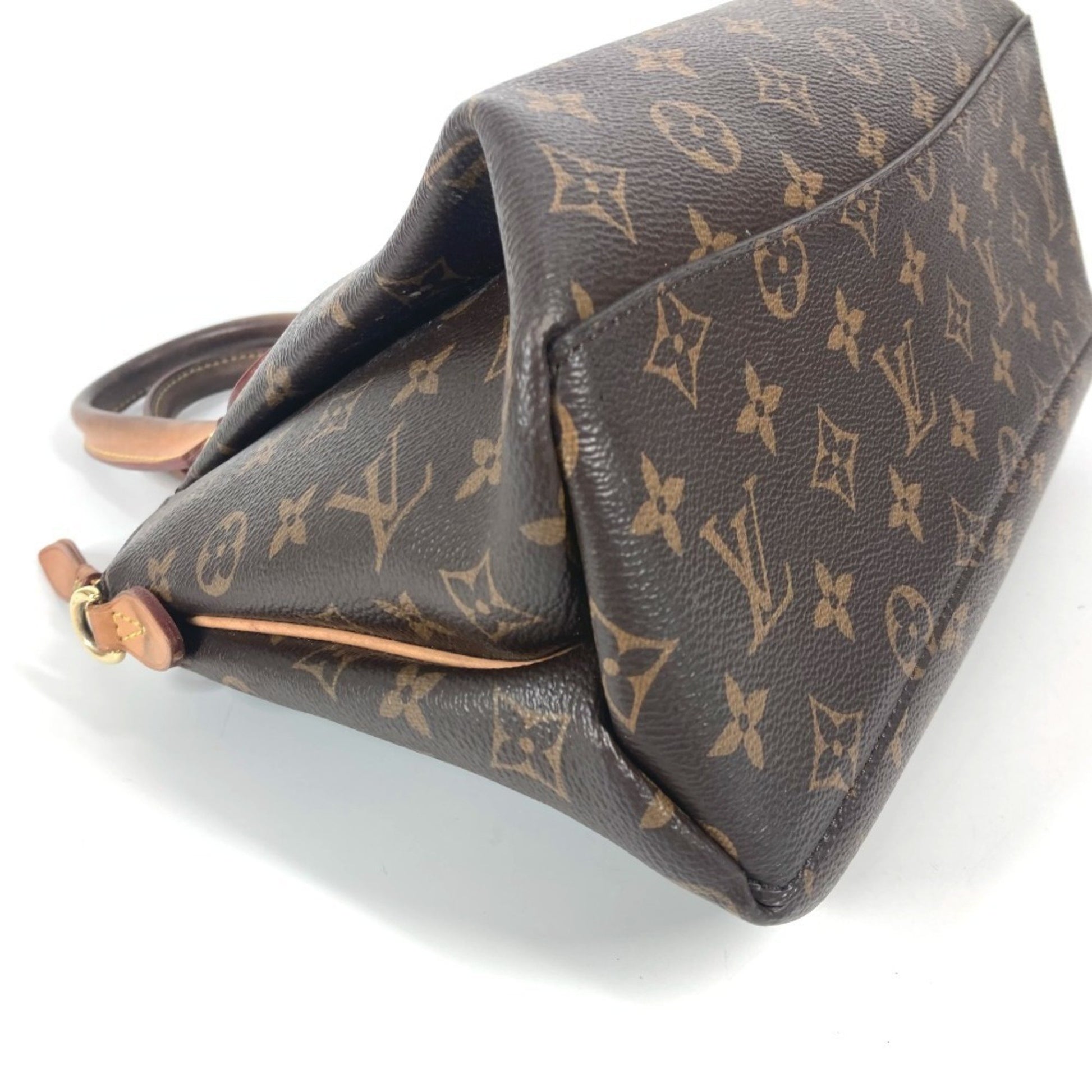 Louis Vuitton Rivoli, Brown, Canvas, tote