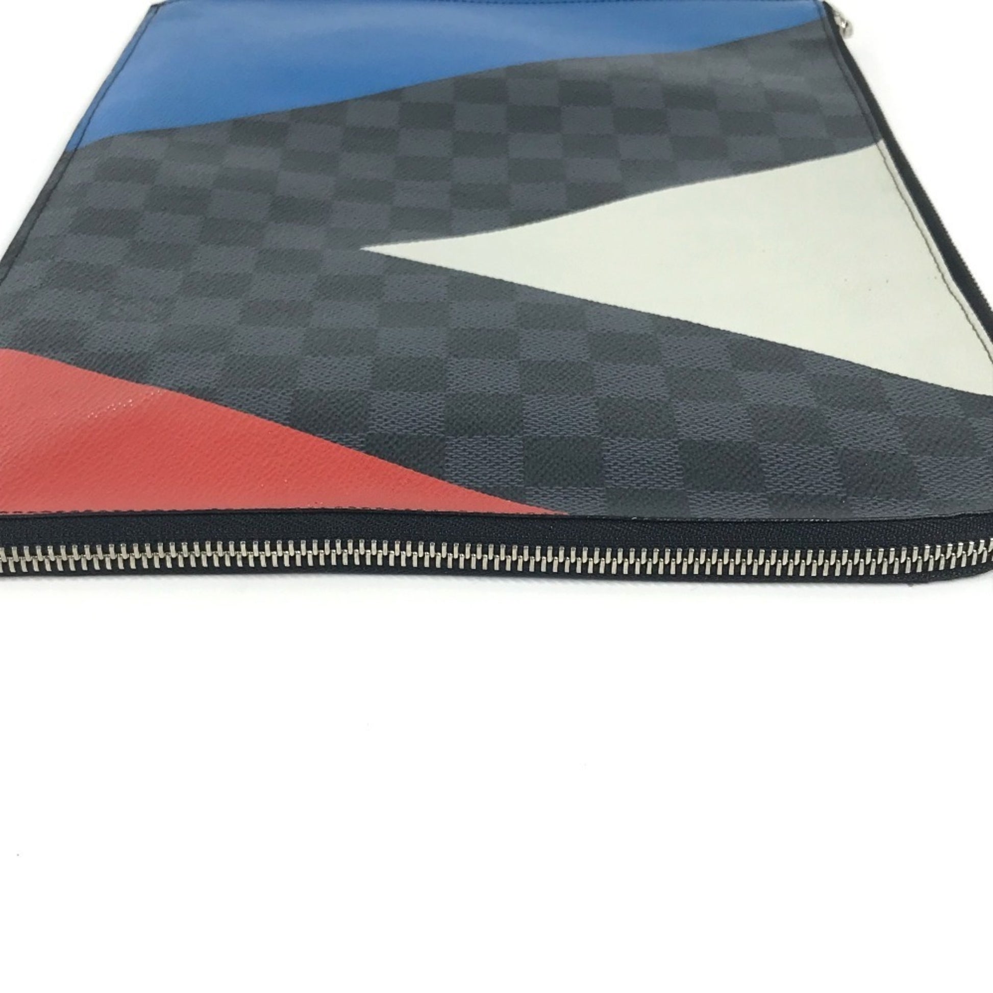 Louis Vuitton Pochette Jour Gm, Black, Canvas, clutch